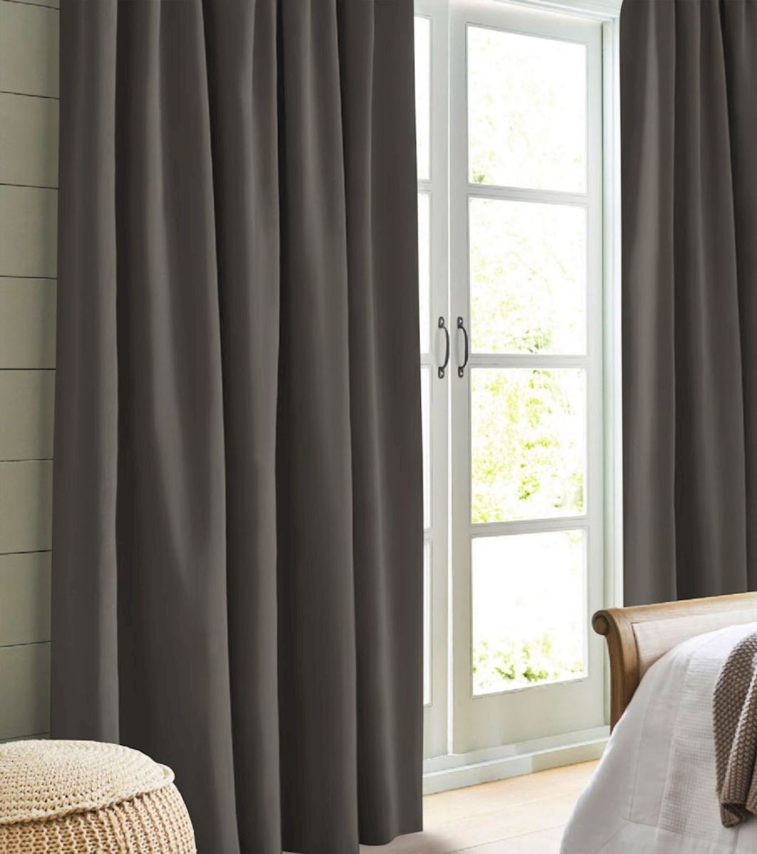 Darkening curtain dark gray Cyrill