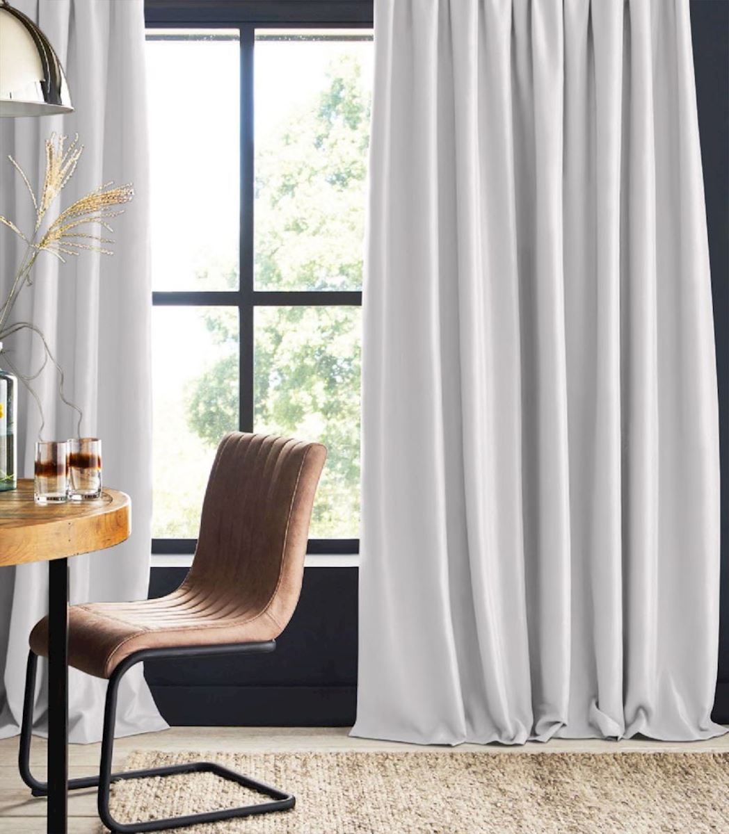 Cotton curtain white Dewi