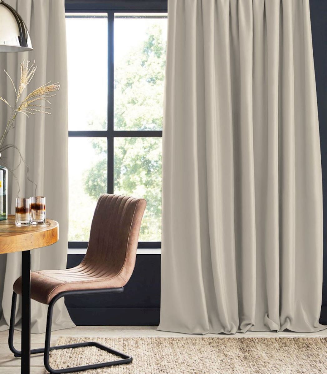 &quot;Linen curtain&quot; night curtain beige Edda