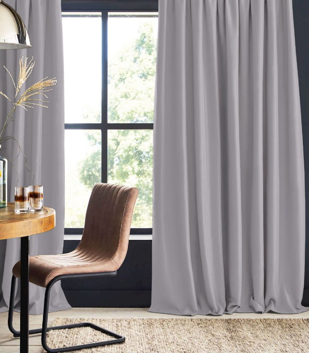 &quot;Linen curtain&quot; night curtain light gray Edda