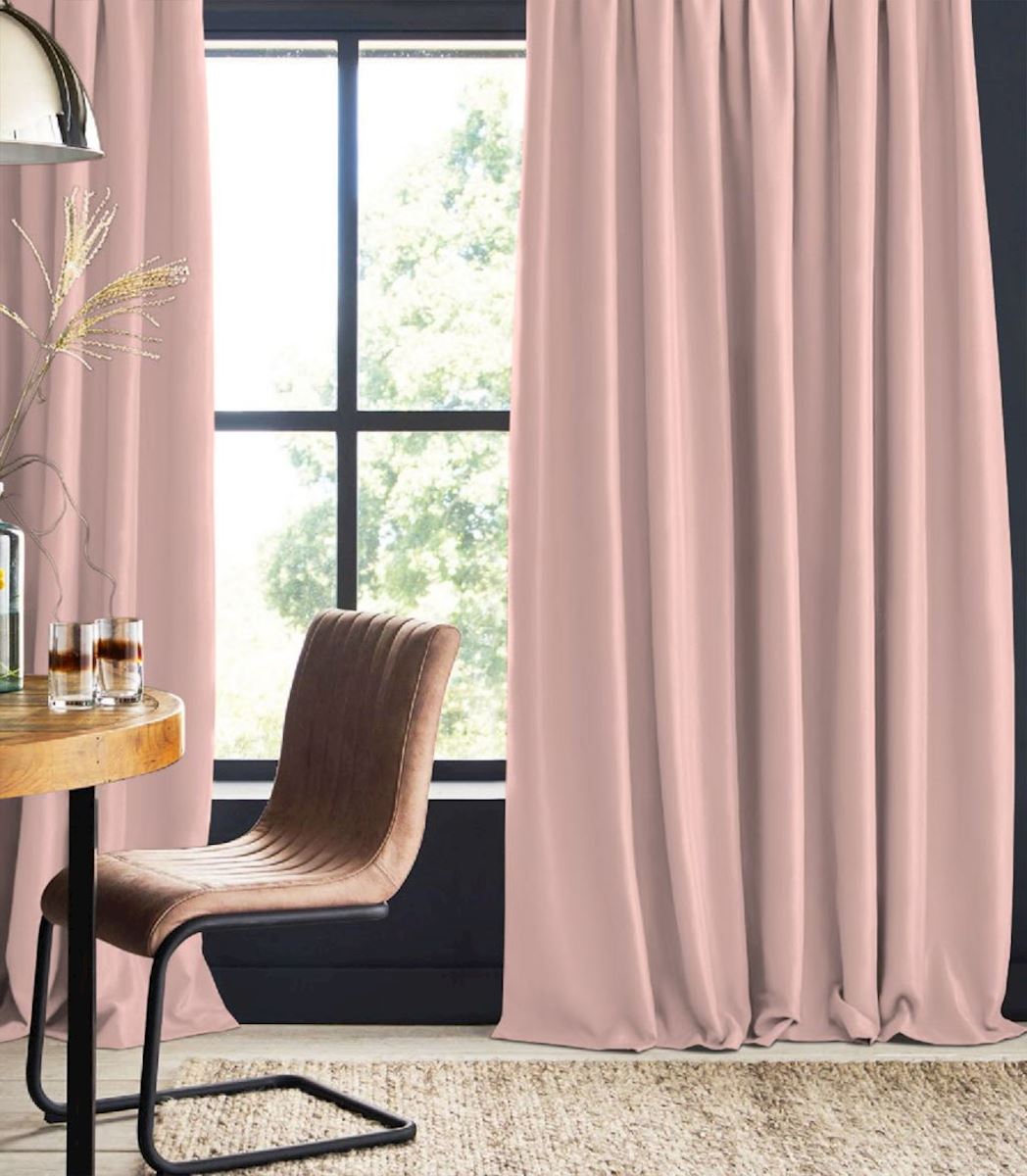 &quot;Linen curtain&quot; night curtain pink Edda