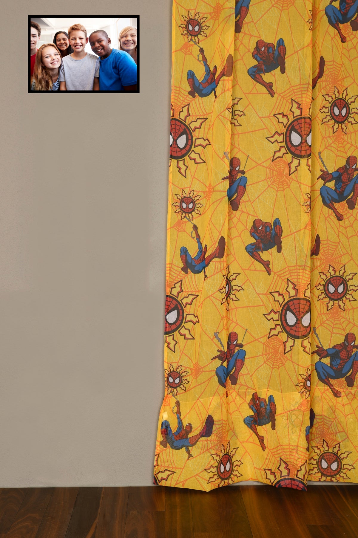 Day curtain yellow Spiderman &quot;Disney&quot;