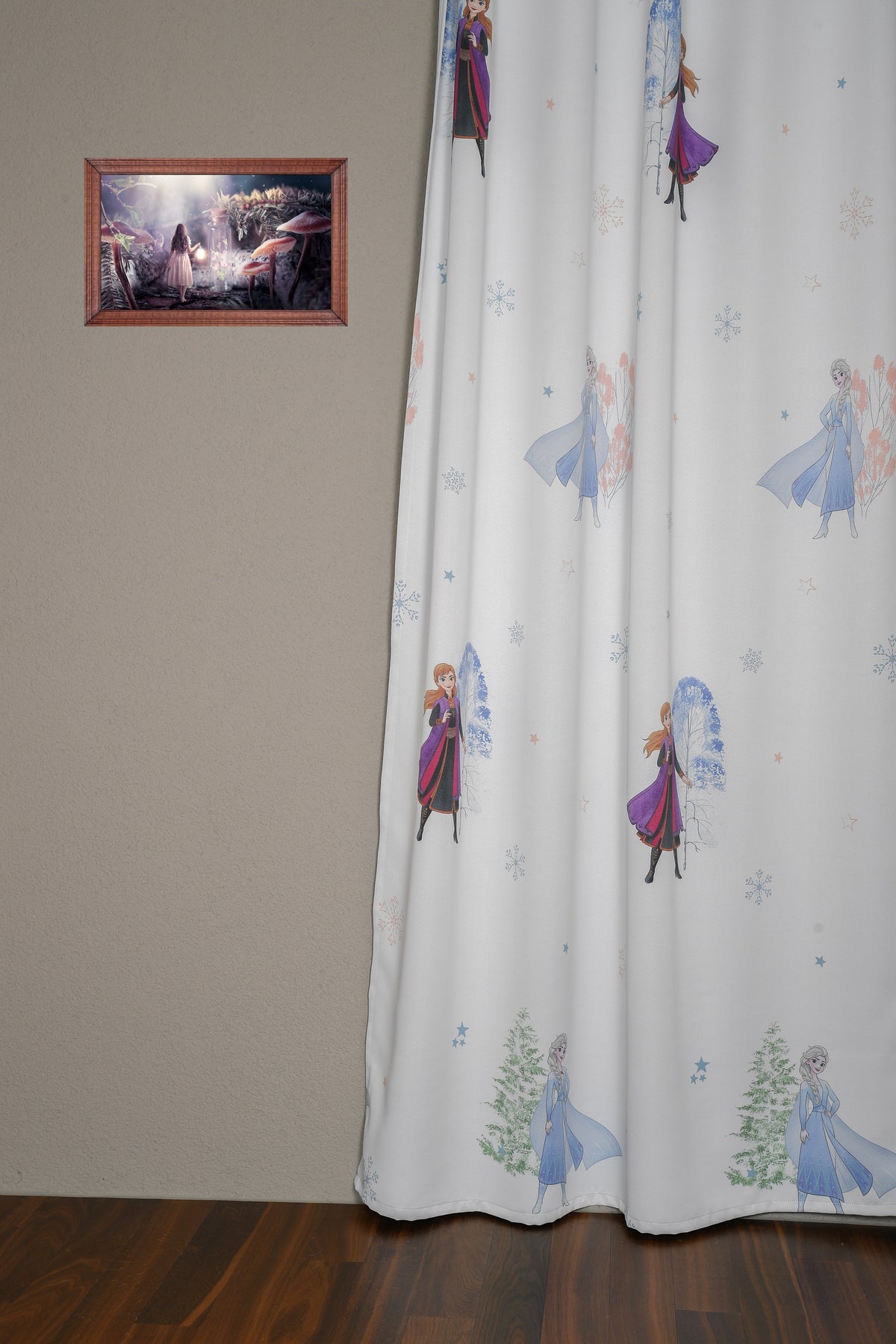 Blackout curtain violet-blue Elsa &quot;Disney&quot;