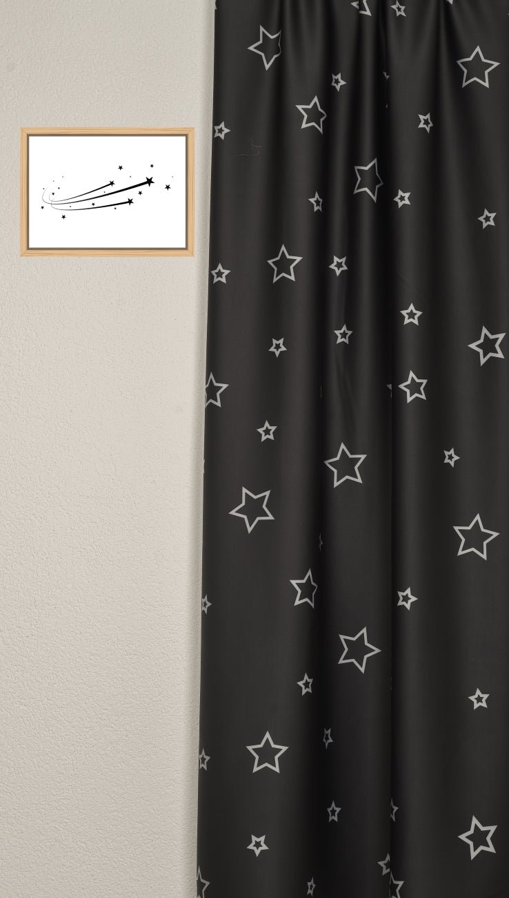 Blackout curtain &quot;Stars&quot; black Orion