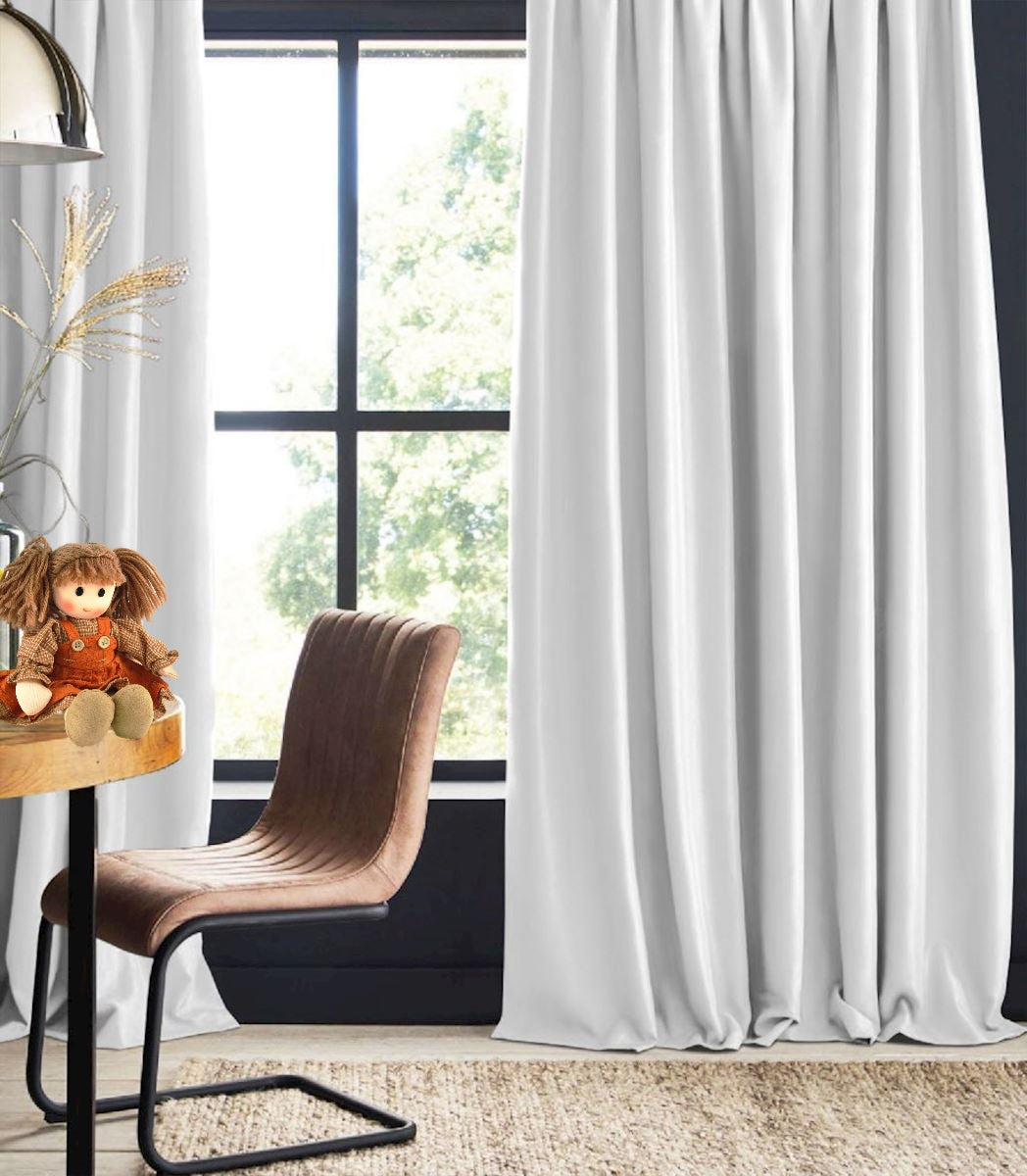 &quot;Linen curtain&quot; night curtain offwhite Edda