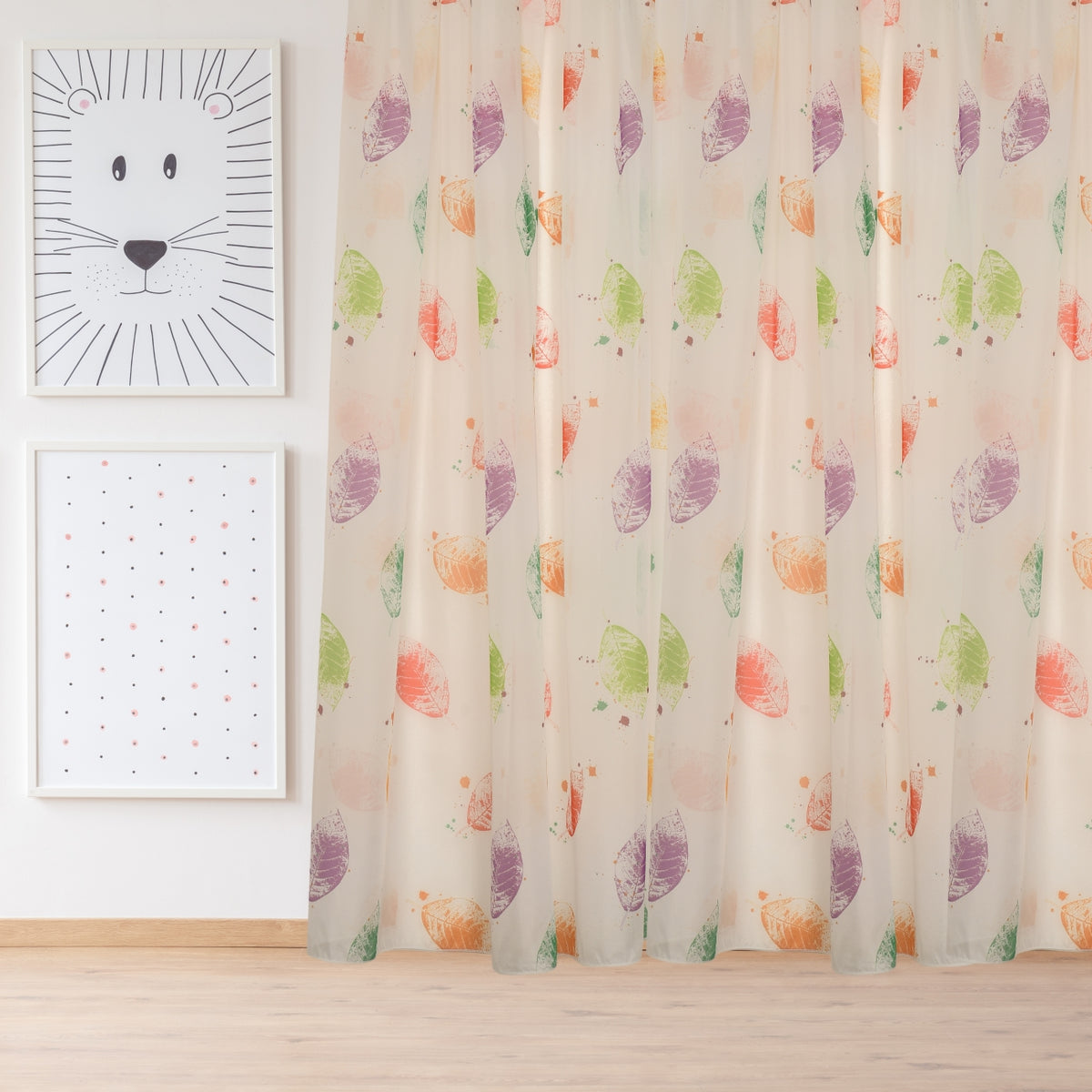 Day curtain colorful Noelia &quot;Leaves&quot;