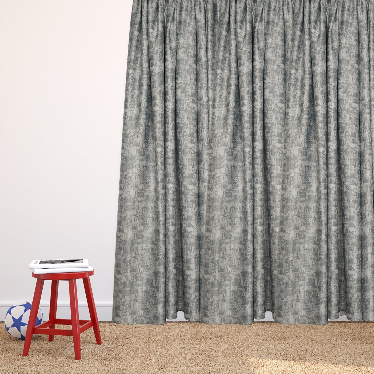 Blackout curtain gray Yankee &quot;Youthful&quot;