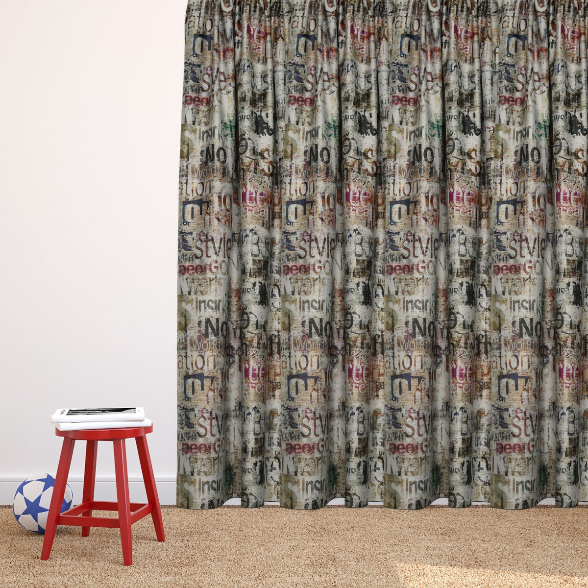 Blackout curtain colorful Yankee &quot;Youthful&quot;