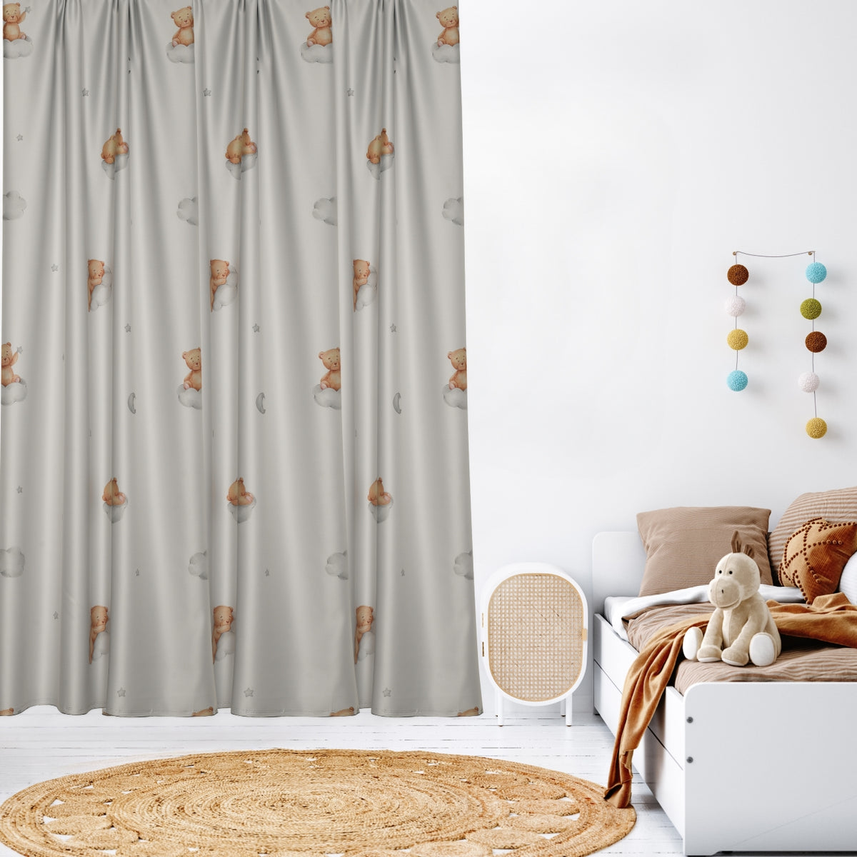 Brown Kjell &quot;Bear&quot; blackout curtain