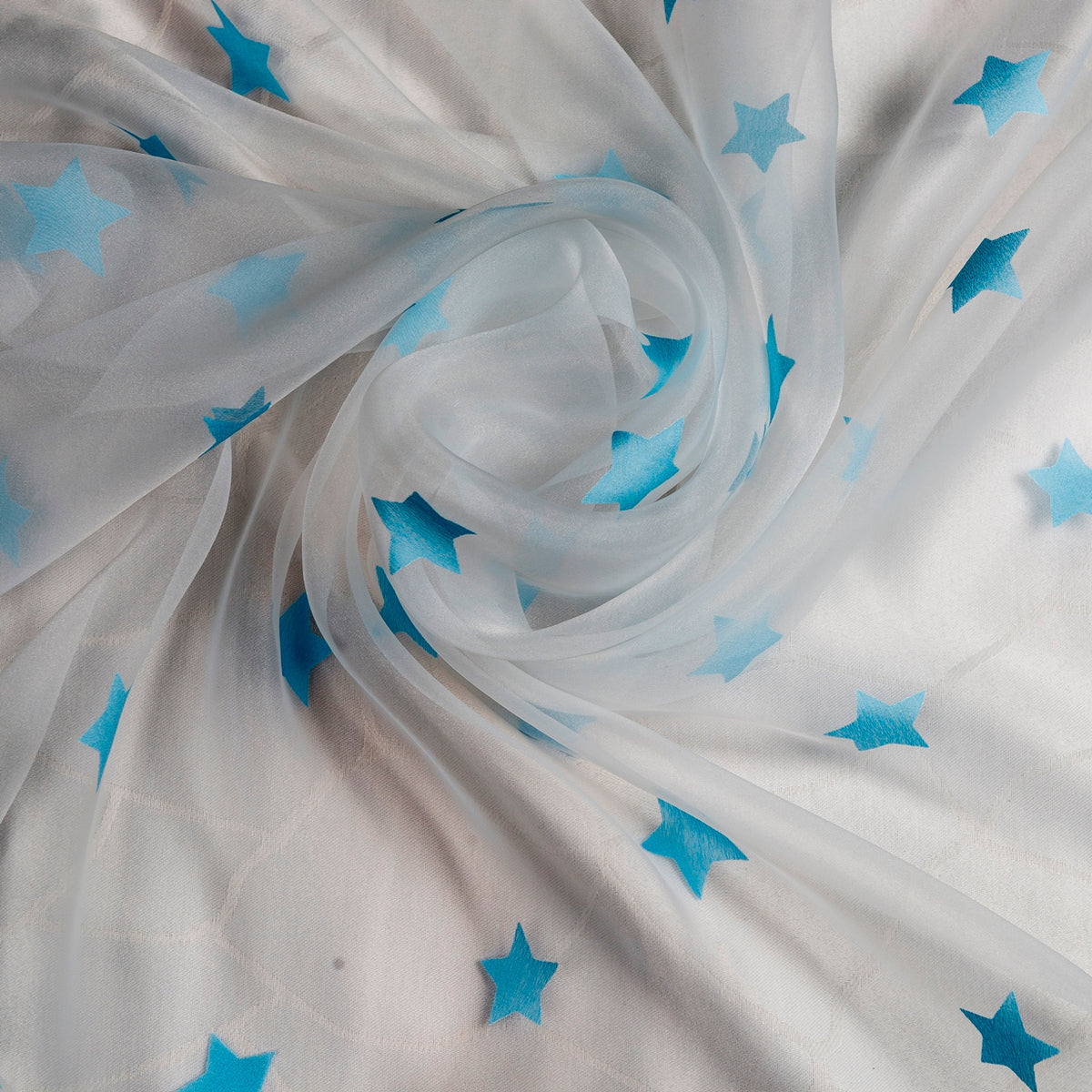 Day curtain &quot;Stars&quot; blue Bibi