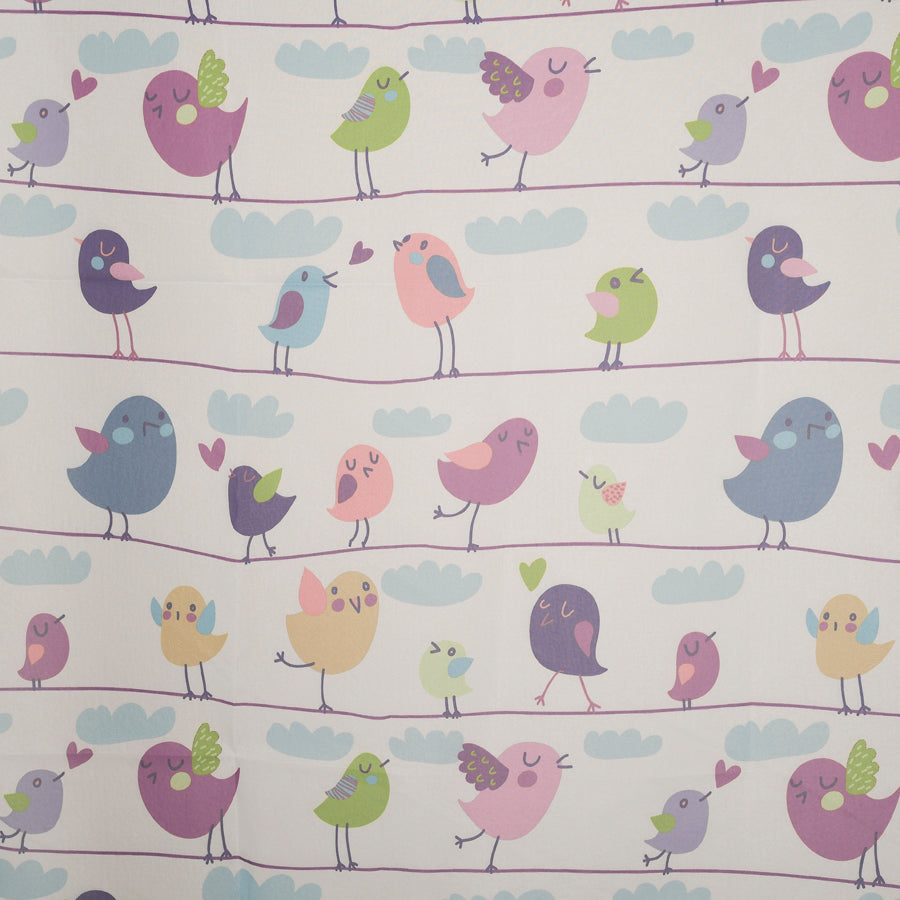 Day curtain violet Kaya &quot;Bird&quot;