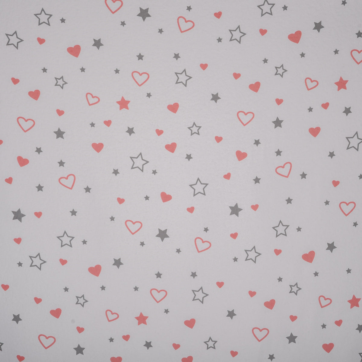 Day curtain &quot;Stars, hearts&quot; red Zoe