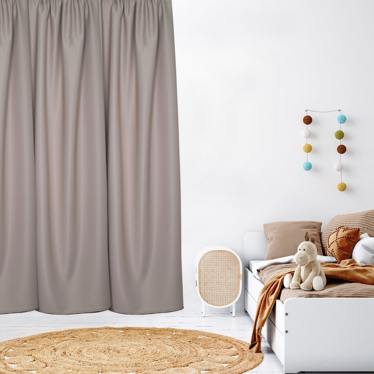 Blackout curtain &quot;100% Blackout&quot; pale pink Matteo