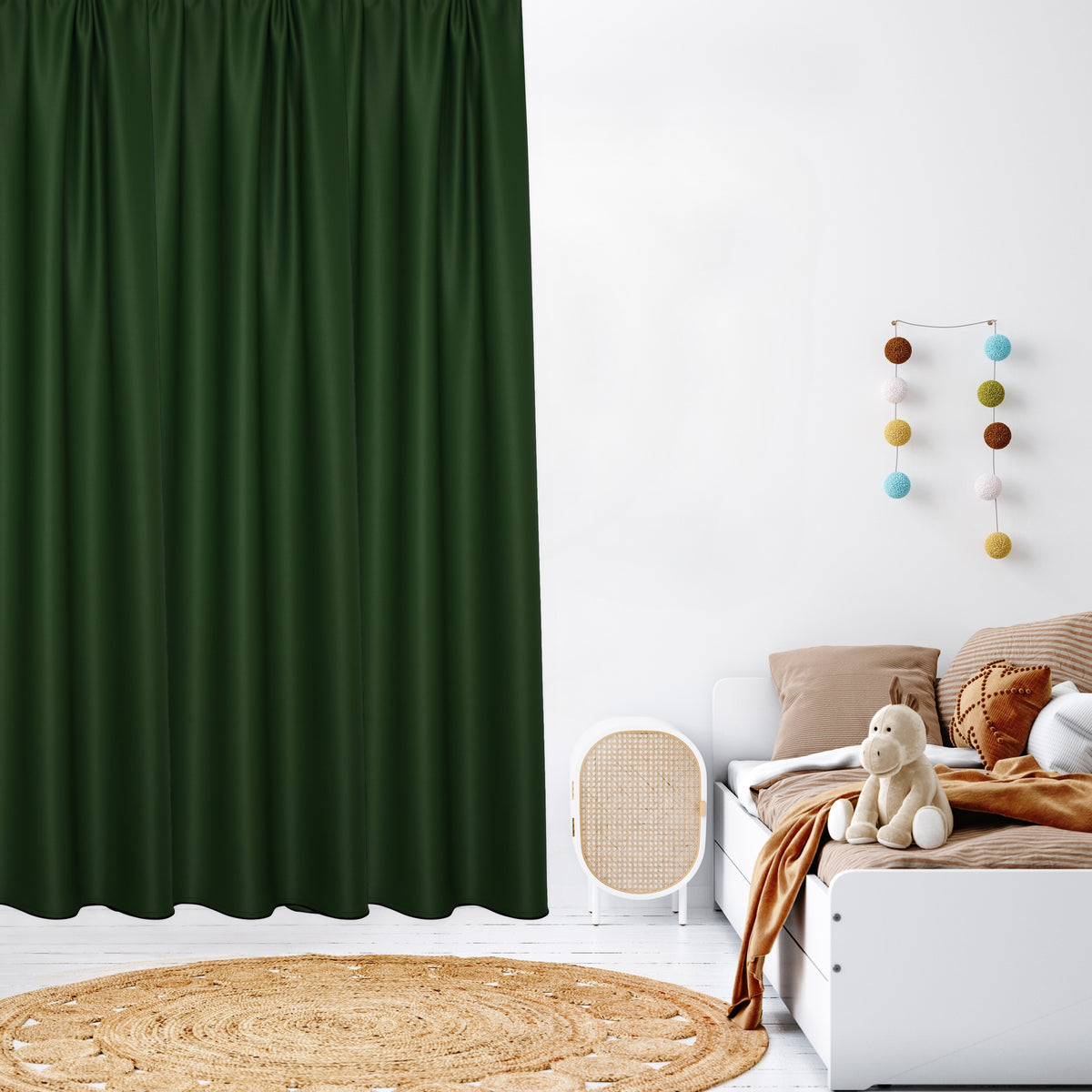 Blackout curtain &quot;100% Blackout&quot; forest green Matteo