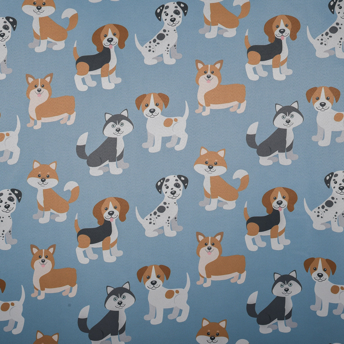 Blackout curtain blue-grey Rocco &quot;Dog&quot;