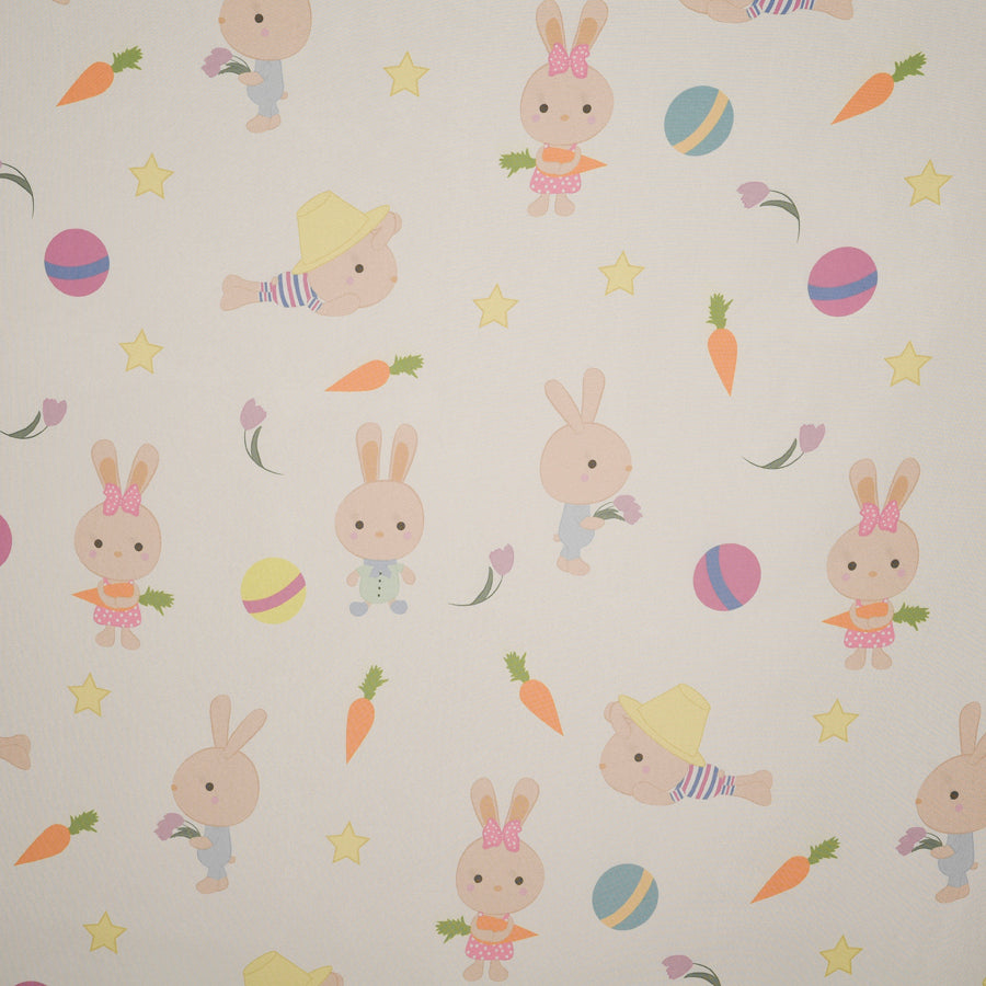 Day curtain colorful crumbs &quot;bunny&quot;