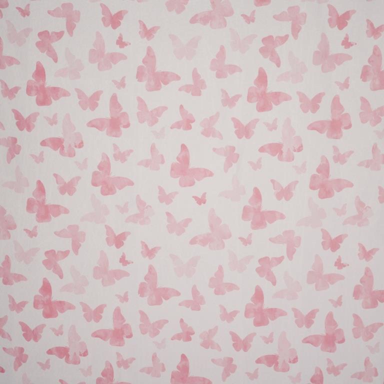 Blackout curtain pink summer bird &quot;Butterfly&quot;