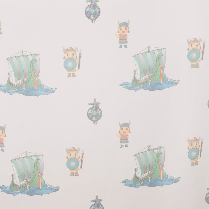 Day curtain turquoise Wickie &quot;Pirates&quot;